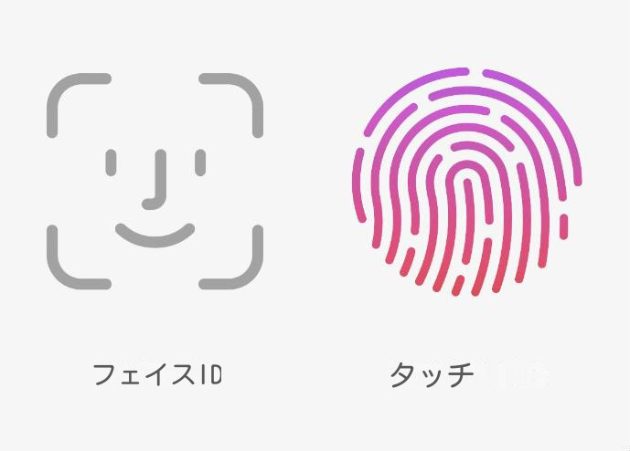 フェイスIDとタッチID