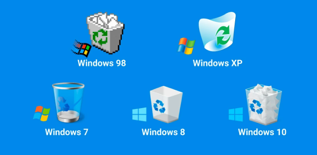 Windowsのごみ箱のバージョン