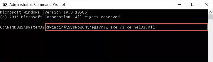 64 ビット システム登録 kernel32 DLL