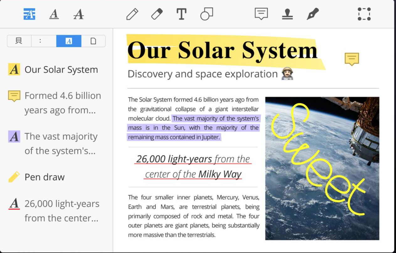 PDF Expert操作ページ