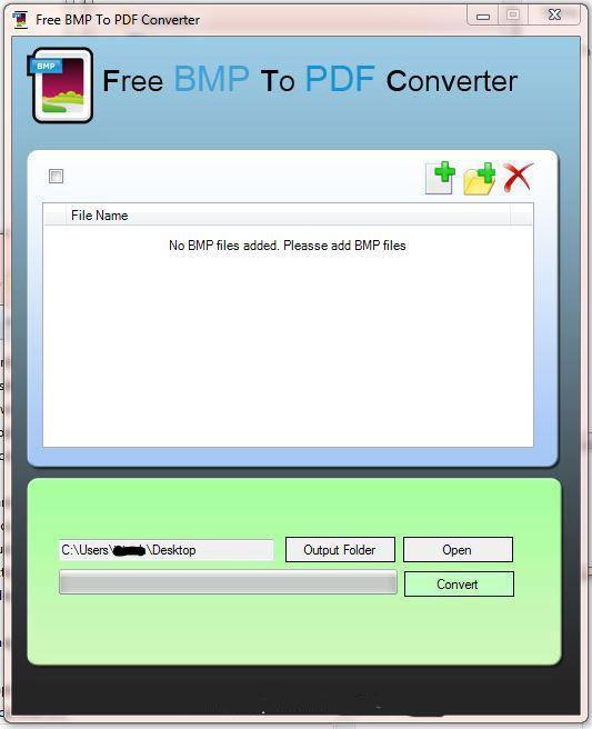 無料のBMPからPDFへのコンバーターソフトウェア