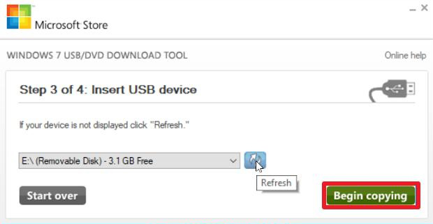 Windows 7 USBブートディスクを作成する