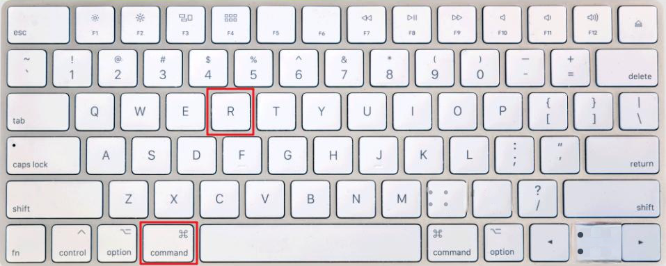 Macのキーボードコマンドr