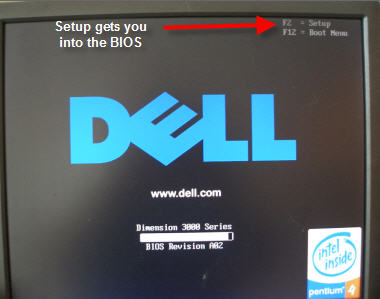 Dellの起動メニューキー