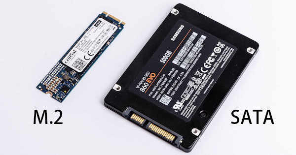 SATA SSDとM.2 SSD