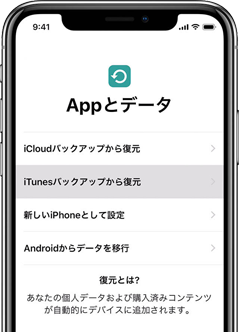 バックアップと復元