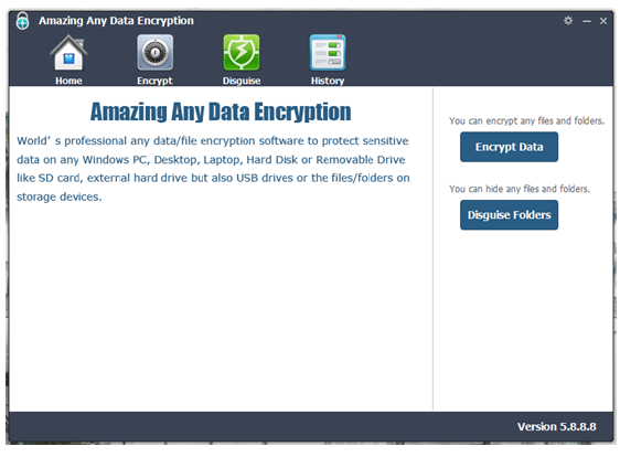 Amazing Any Data Encryptionソフト