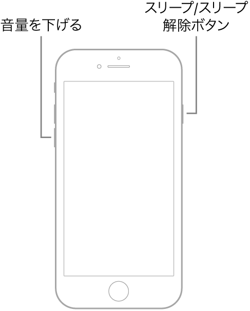 iPhone 7またはiPhone 7 Plusを強制的に再起動する