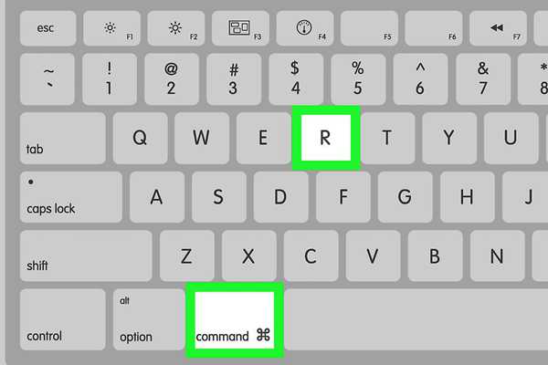 command + R　キーを押す