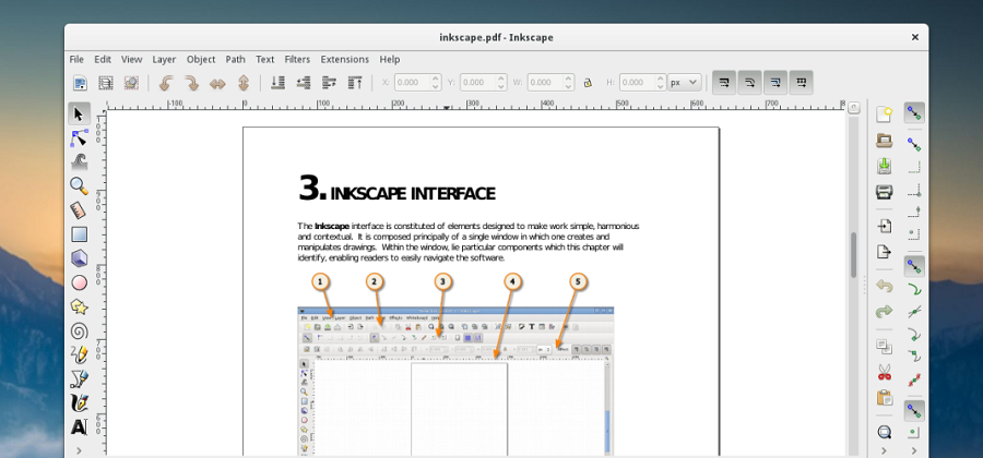 Inkscapeソフト