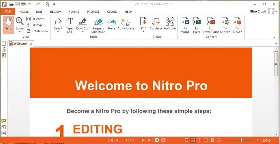 Nitro PDF Proソフト
