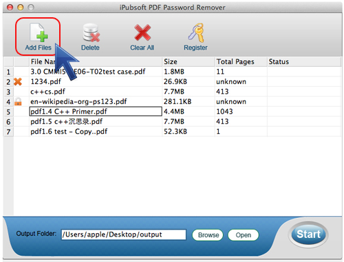 iPubsoft PDF Password RemoverでPDF保護解除