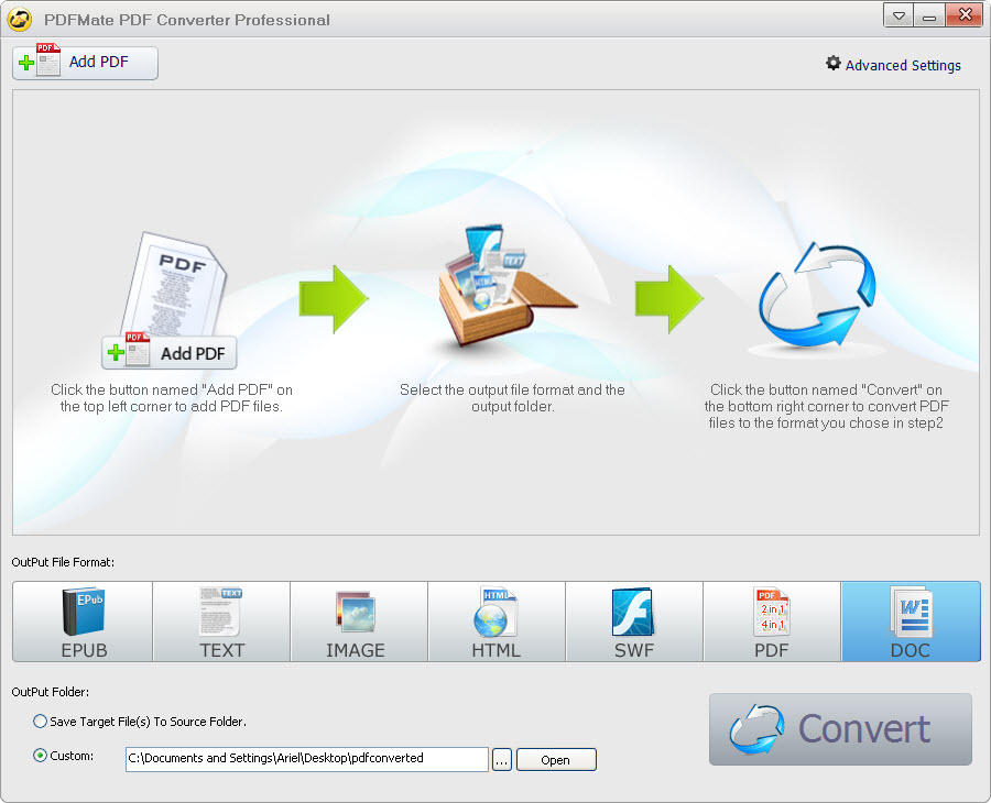 PDFMate PDF Converter OCRソフト