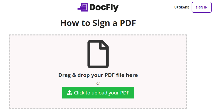 DocFlyでPDF署名