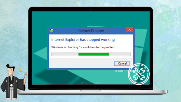 Internet Explorer は動作を停止しました