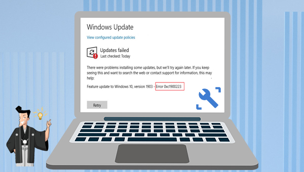 Windows 10更新時のエラー0xc1900223の解決策5つ