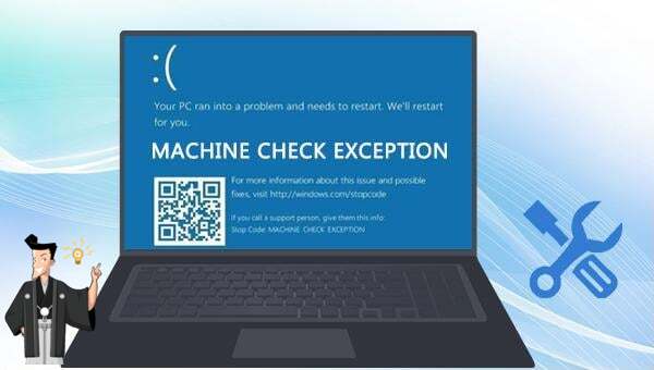 MACHINE CHECK EXCEPTIONエラー