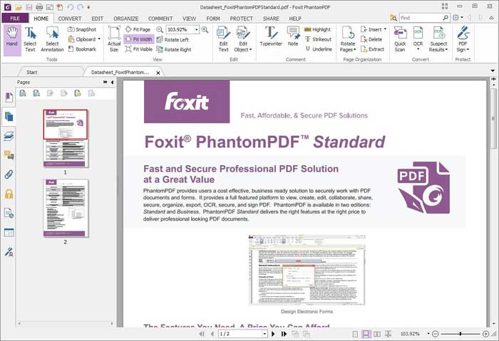 Foxit PDF Printerソフト