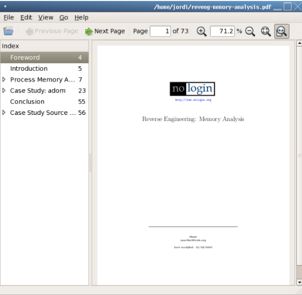 ePDFView は非常にコンパクトな PDF ファイル読み取りツールでもあります