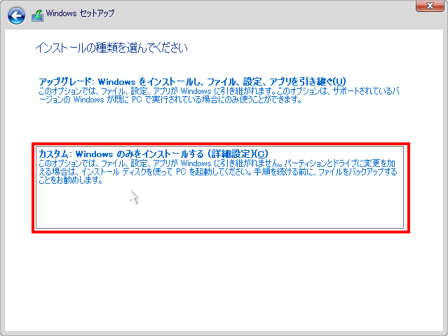 Windows 10/11 カスタムインストール